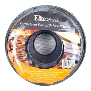 **NWT** Elite Bistro Springform Pan with Bundt Insert